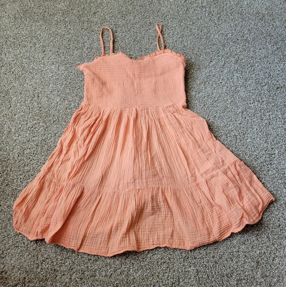 Anthropologie Flowy Coral Womens Blouse Top Size Medium - Picture 3 of 16